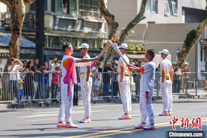 从鲁迅故里出发,绍兴站杭州亚运火炬传递全长