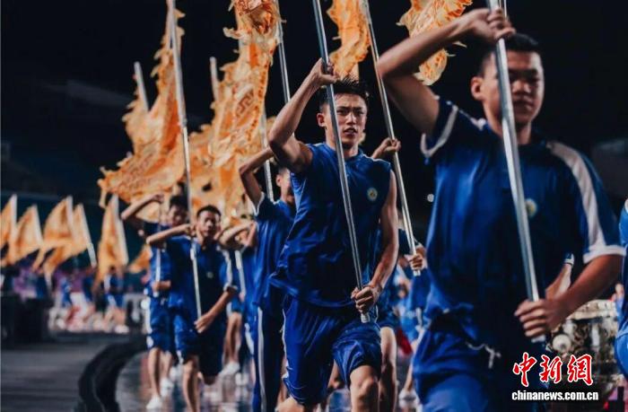 十五运会开幕式进入最后彩排 青春与拼搏共绘精